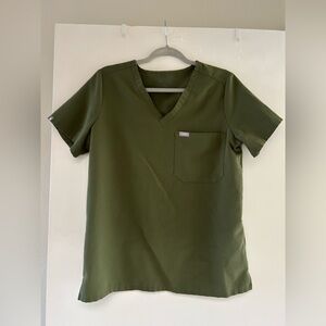 Catarina One-Pocket Scrub Top™ Spruce Size M